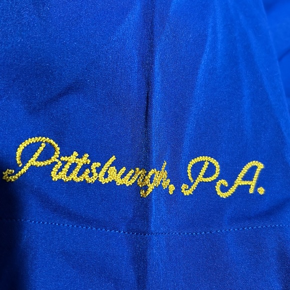 Pitt Panthers NCAA bowling button up dress shirt, men’s large - Picture 4 of 5